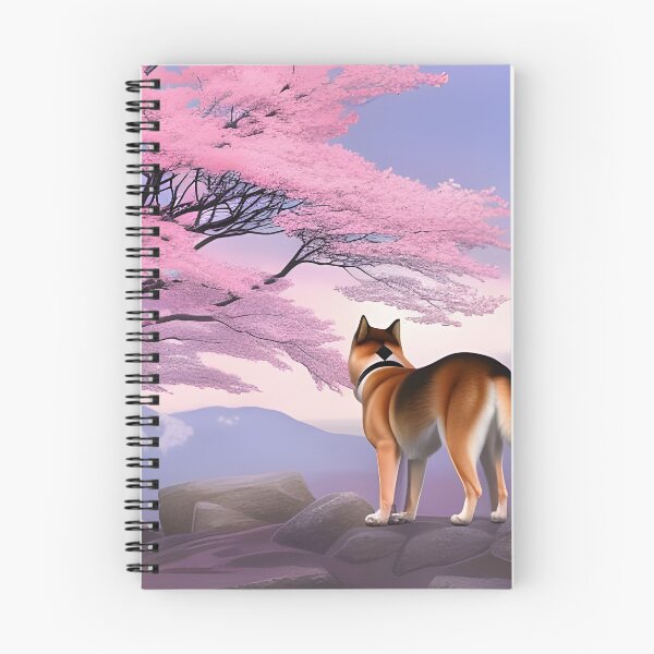 Item preview, Shiba Inu dog, cherry blossom tree 2, Ai Generated Art  designed and sold by ACC .
