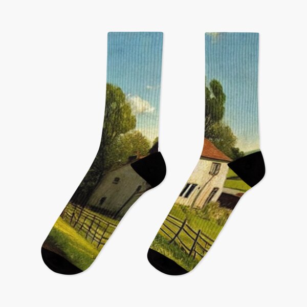 Item preview, Vintage Farmhouse Digital Painting designed and sold by ArtsyWishesShop.