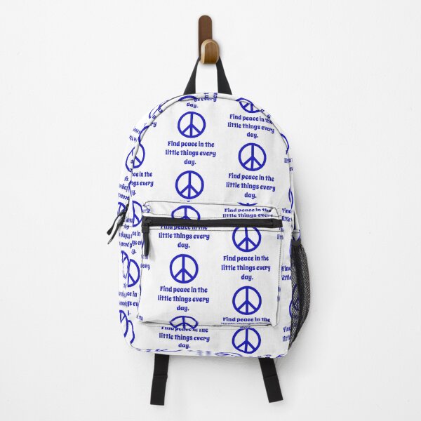 Item preview, Find Pease In The Little Things designed and sold by CrankyOldDude.