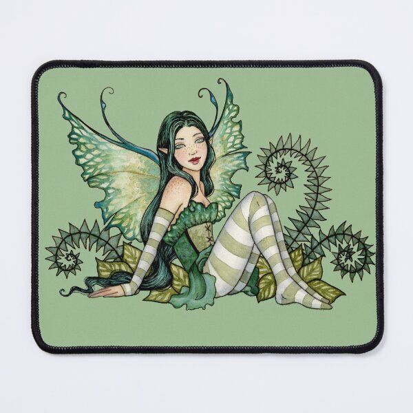 Item preview, Little Green Fairy designed and sold by AmyBrownArt.