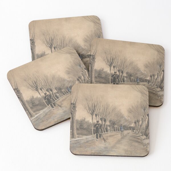 Item preview, Winter scenery - Road in Etten by Vincent van Gogh designed and sold by AR-shop.