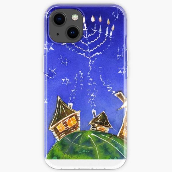 Chanukka-Batik iPhone Flexible Hülle
