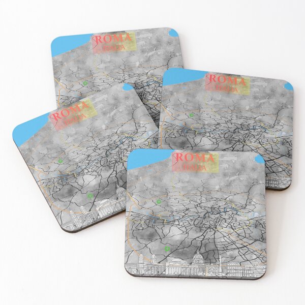Item preview, digital map of ROME - Unique and original designed and sold by PEUCETA-BA.