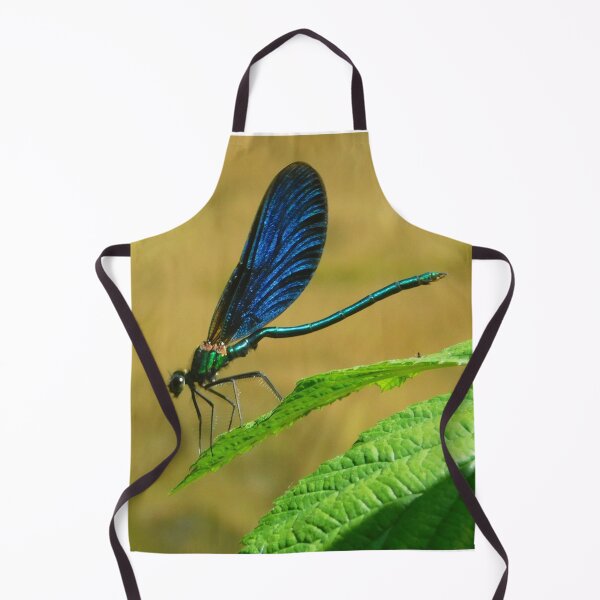 Item preview, Metallic Banded Demoiselle Damselfly designed and sold by Paws and Ink Art.