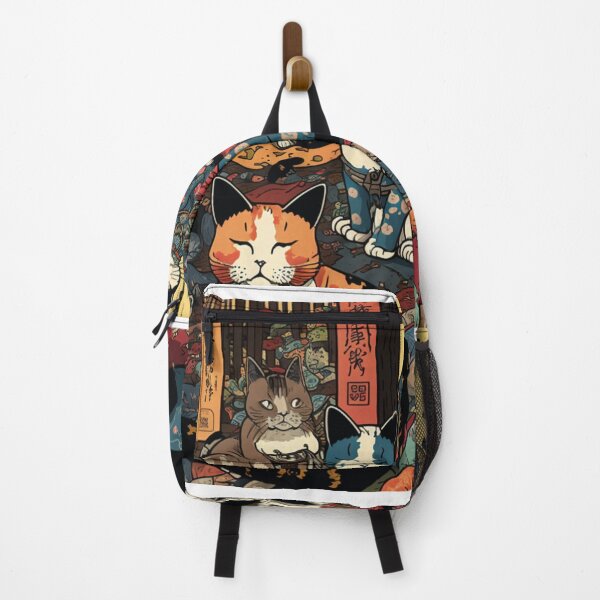 Item preview, Ukiyo-E Sleep Over Cat Party designed and sold by JCatDesign.
