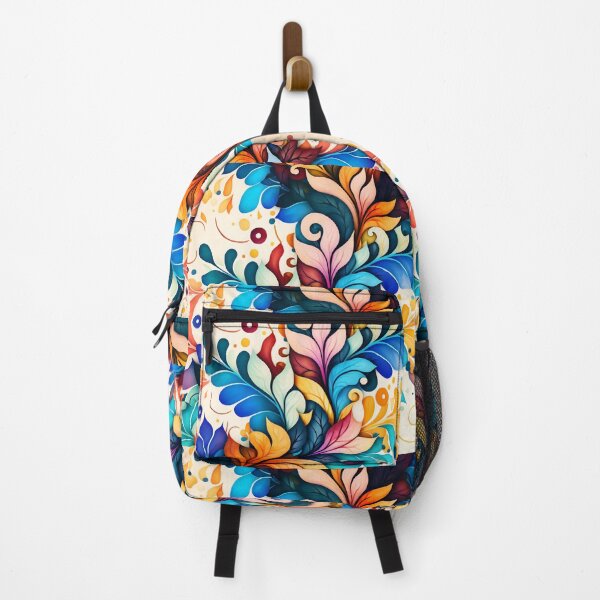 Item preview, Harmonious colorful leaves pattern designed and sold by Animal-ink.