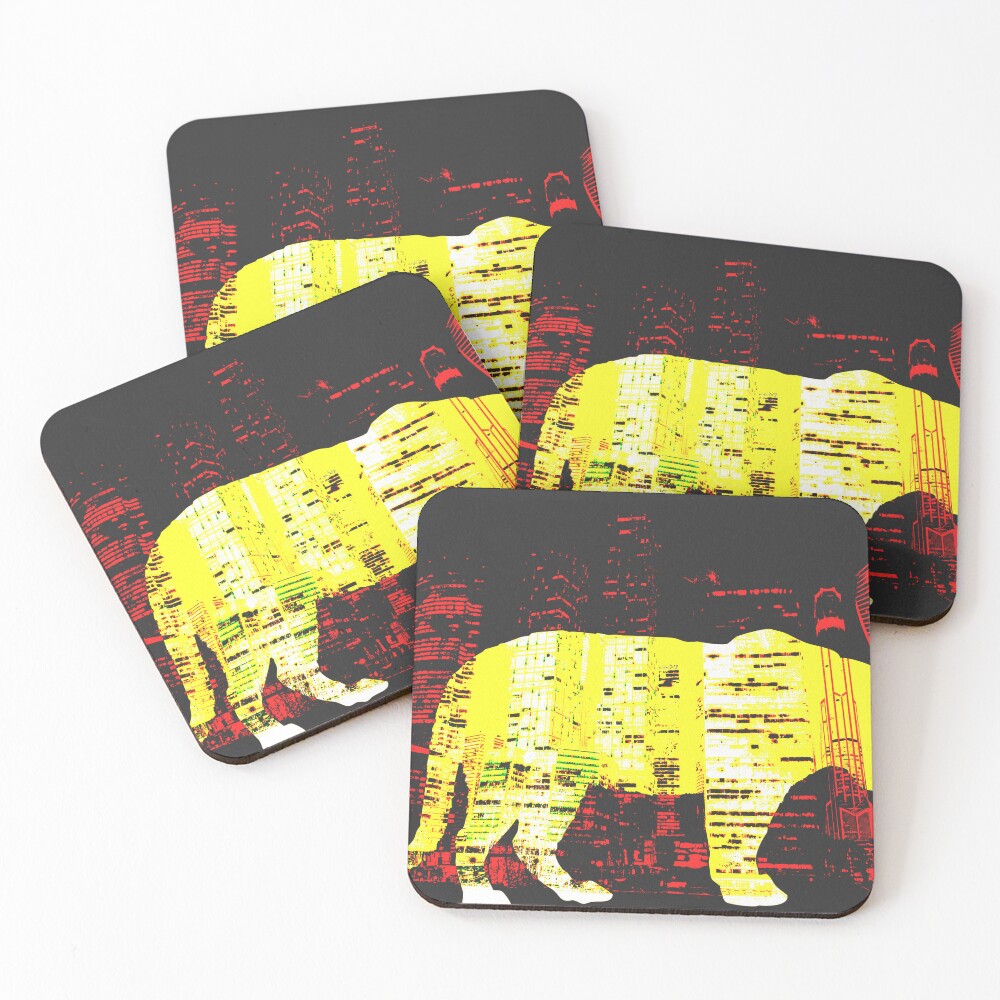 Item preview, Coasters (Set of 4) designed and sold by AgentSlimepunk.