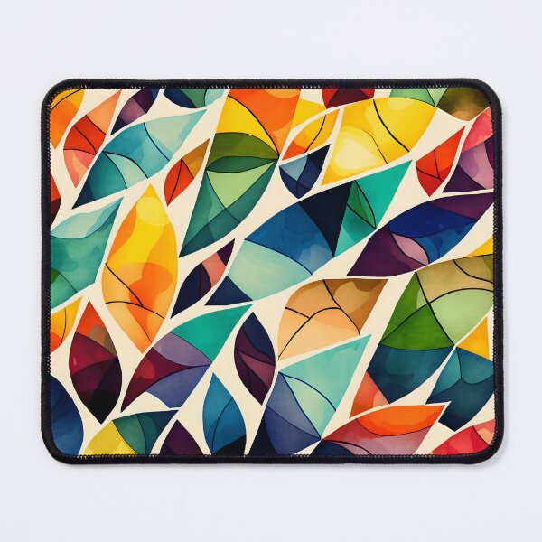 Item preview, Harmonious colorful leaves pattern designed and sold by Animal-ink.