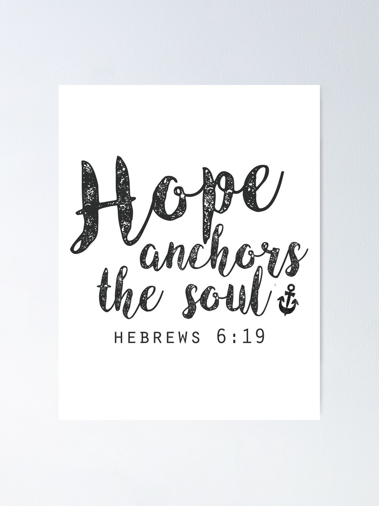 Christian Quotes On Hope Christian Quote - Hope" Poster By Walk-By-Faith | Redbubble