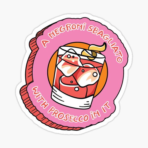 Negroni Sbagliato Sticker