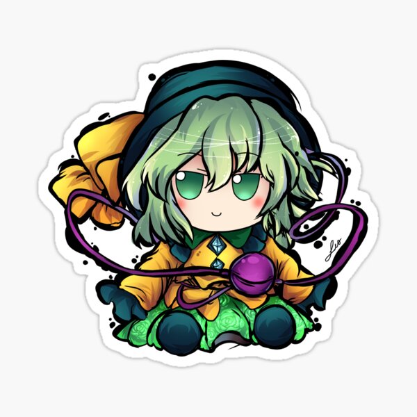 Koishi Fumo Touhou Sticker For Sale By Lislisettedraws Redbubble 1053