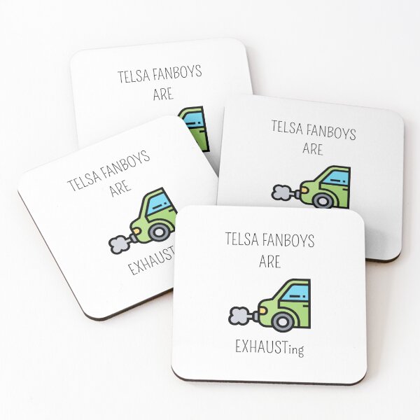 Item preview, Fuck Tesla - Tesla Fanboys Are Exhausting designed and sold by KTN-Branding.