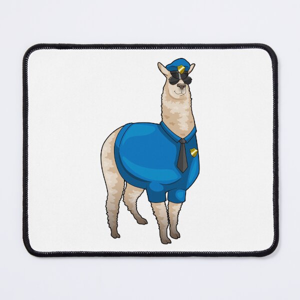 Item preview, Alpaca Cop Sunglasses Police designed and sold by Snabdesign84.