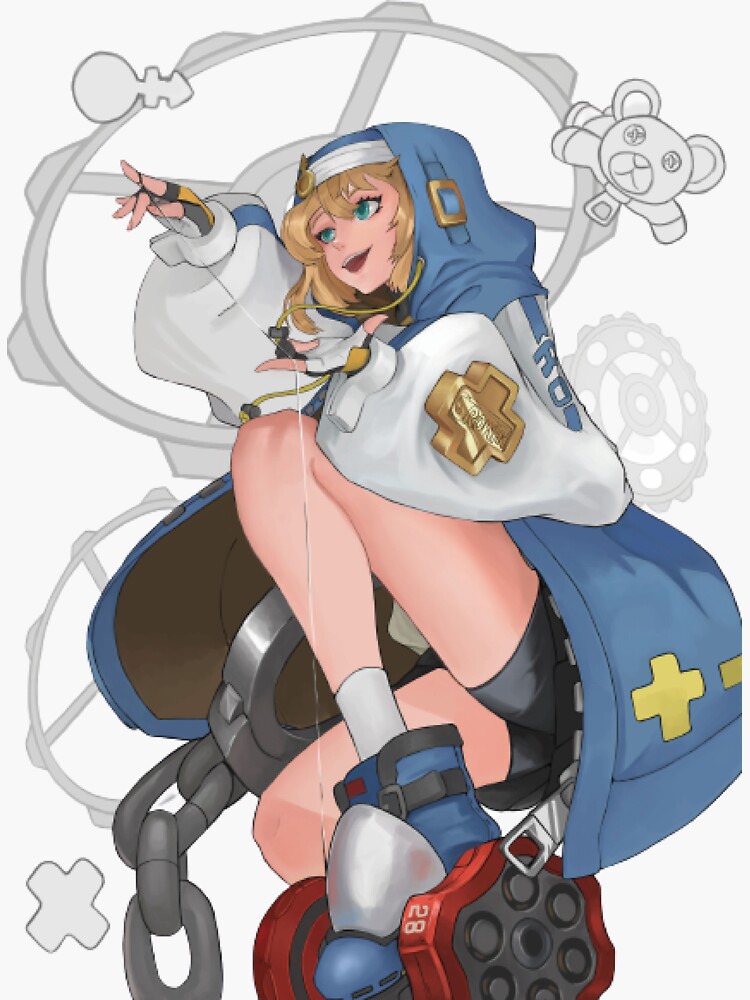 Guilty Gear Strive Bridget  Sticker for Sale by imakeitforu