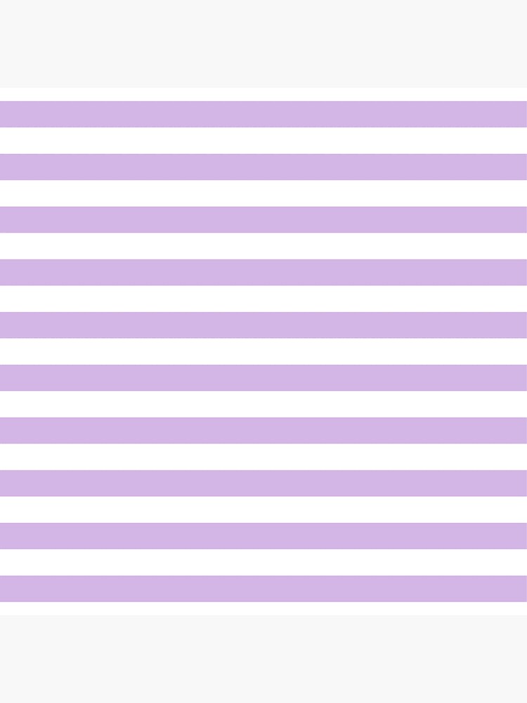 "horizontal strips, pastel violet and white" Art Print for Sale by AK