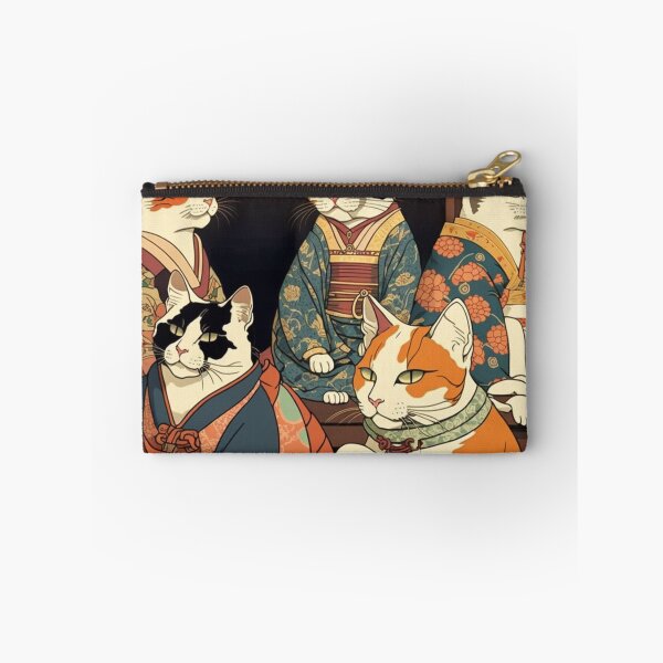 Item preview, Ukiyo-E Sleep Over Cat Party designed and sold by JCatDesign.