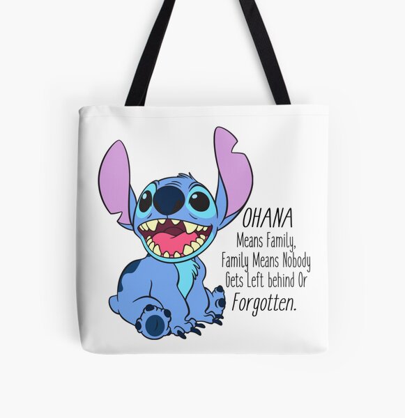 Bolsa de tela Stitch Ohana