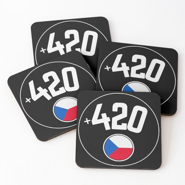 Item preview, CZECH REPUBLIC country code +420 badge designed and sold by LeddsoDello.