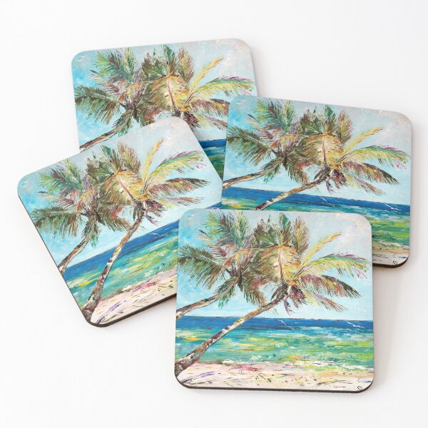Item preview, Palm Trees On The Seashore. Honolulu designed and sold by Natalia_Shchip.
