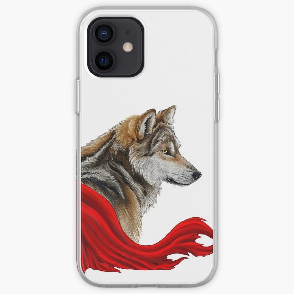 Red the wolf iPhone Soft Case