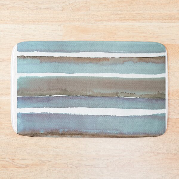 Item preview, teal brown lines designed and sold by ElaSzczepaniak.