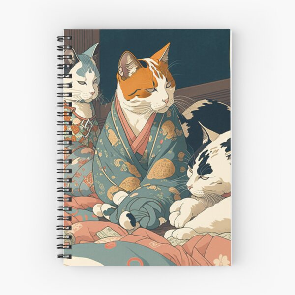 Item preview, Ukiyo-E Mafia Cat Party designed and sold by JCatDesign.
