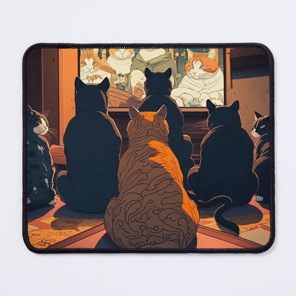 Item preview, Ukiyo-E Sleep Over Cat Party designed and sold by JCatDesign.