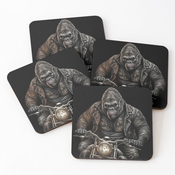 Item preview, Gorilla on a Motorcycle designed and sold by Johnny Furlotte.