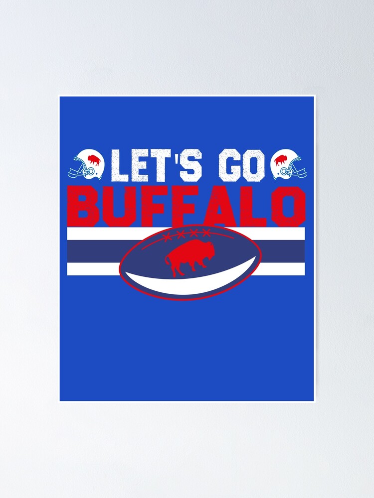 Top-selling Item] Buffalo Bills Baseball Retro Print For Holiday