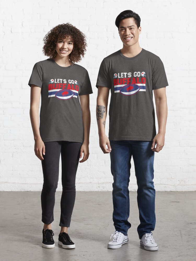 Let's Go Buffalo Retro Buffalo Bills Essential T-Shirt for Sale by khoukha