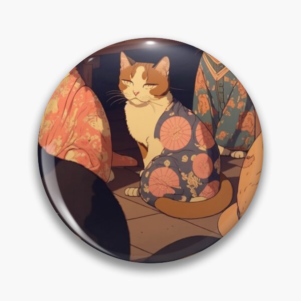 Item preview, Ukiyo-E Sleep Over Cat Party designed and sold by JCatDesign.