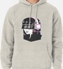 Music! - Sad Japanese Aesthetic Pullover Hoodie