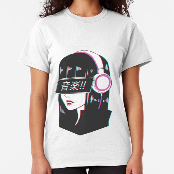 Music! - Sad Japanese Aesthetic Classic T-Shirt