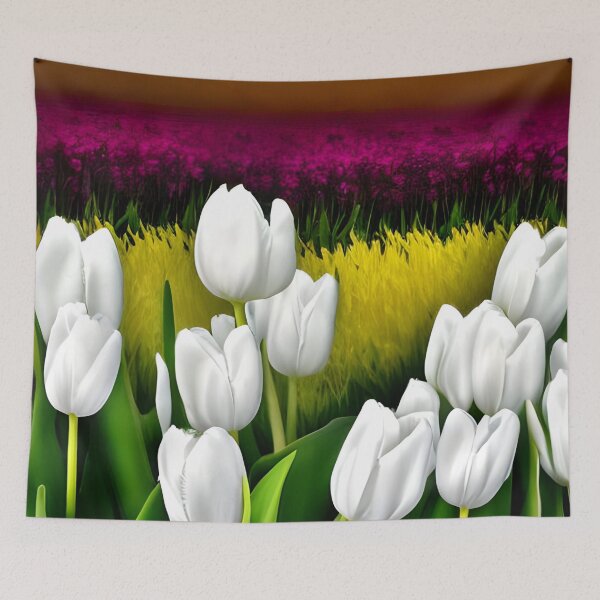 Item preview, Beautiful white tulips background designed and sold by gramizzia.