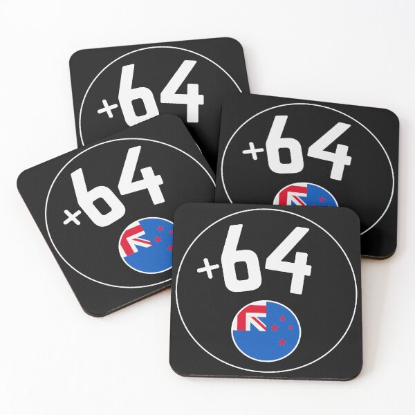 Item preview, NEW ZEALAND country code +64 badge designed and sold by LeddsoDello.