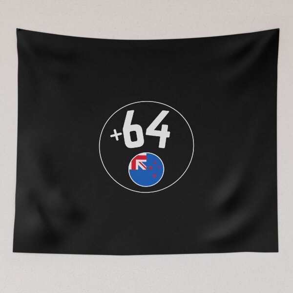 Item preview, NEW ZEALAND country code +64 badge designed and sold by LeddsoDello.