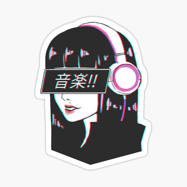 Sad Anime Girl Stickers Redbubble - aesthetic sad lisa roblox