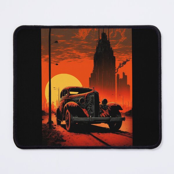 Item preview, Dystopian Sunrise: A Post-Apocalyptic Hot Rod Scene for Fans of Brutalism and American Industry #4 designed and sold by RodZnRoll.