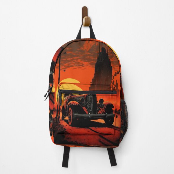 Item preview, Dystopian Sunrise: A Post-Apocalyptic Hot Rod Scene for Fans of Brutalism and American Industry #4 designed and sold by RodZnRoll.