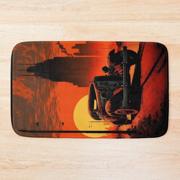 Item preview, Dystopian Sunrise: A Post-Apocalyptic Hot Rod Scene for Fans of Brutalism and American Industry #4 designed and sold by RodZnRoll.