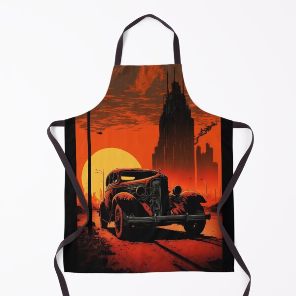 Item preview, Dystopian Sunrise: A Post-Apocalyptic Hot Rod Scene for Fans of Brutalism and American Industry #4 designed and sold by RodZnRoll.