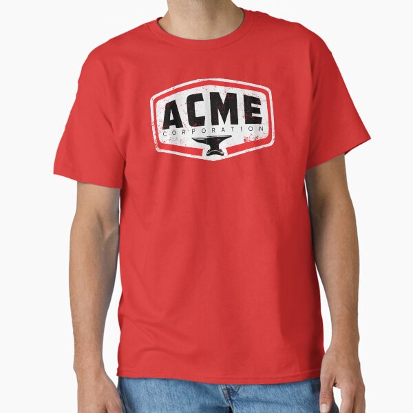 Vista previa del artículo con la obra «Logotipo de Acme (para camisas ligeras)», diseñado y vendido por Lost In Shirts.