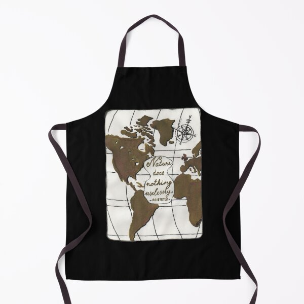 Item preview, Quote Card #6 - Nature does nothing uselessly. - Aristotle Quote With World Map Illustration designed and sold by WordsOf--Wisdom.