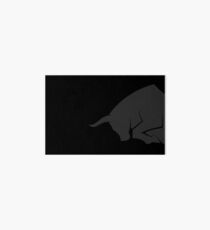 Wütender Stier - Big Dark Galeriedruck