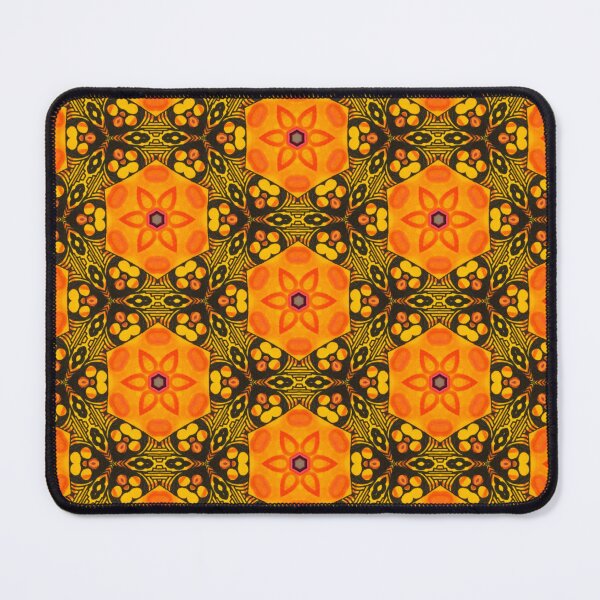 Item preview, Floral Irradiated Hexagon designed and sold by debutpagesart.