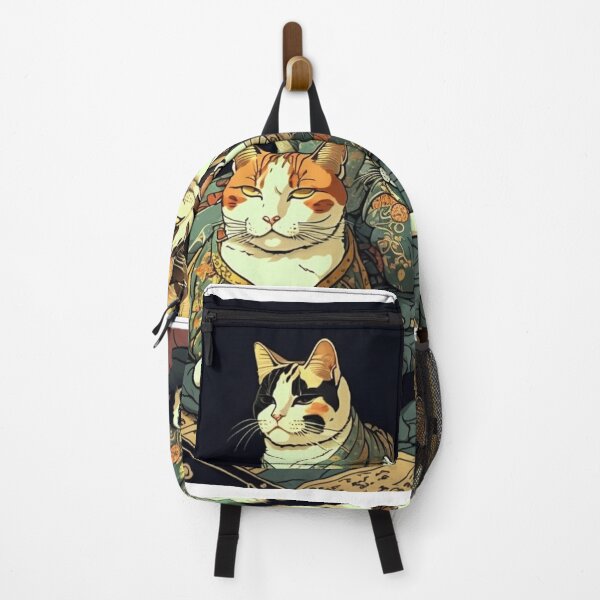 Aperçu de l'œuvre Fête des chats de la mafia Ukiyo-E créée et vendue par JCatDesign.