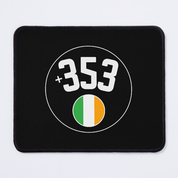 Item preview, IRELAND country code +353 badge designed and sold by LeddsoDello.