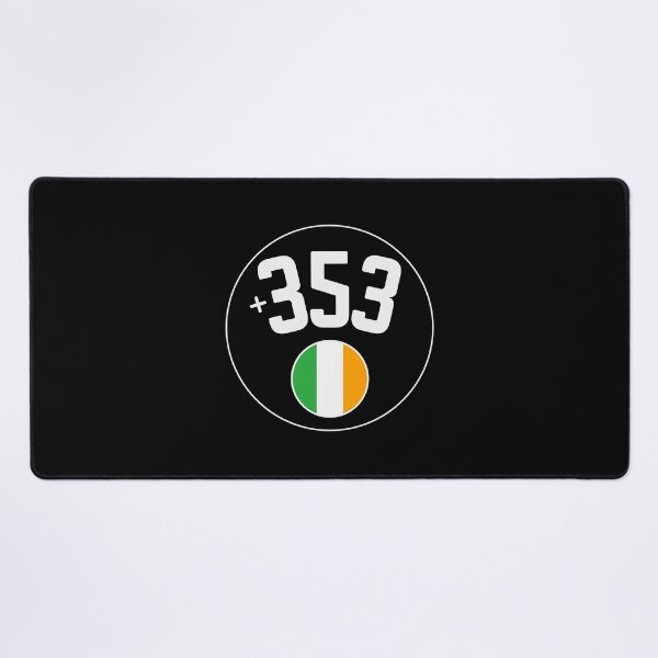 Item preview, IRELAND country code +353 badge designed and sold by LeddsoDello.