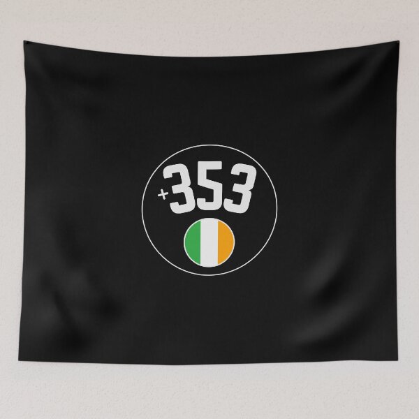 Item preview, IRELAND country code +353 badge designed and sold by LeddsoDello.