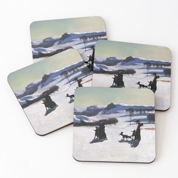 Item preview, Winter scenery - Snow Fields (Winter in the Berkshires) by Rockwell Kent  designed and sold by AR-shop.